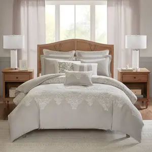 Crinkle Natural 9-Piece Comforter Set