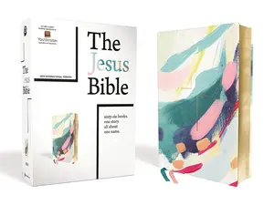 The Jesus Bible Artist Edition, NIV, Leathersoft, Multi-color/Teal, Comfort Print Imitation Leather – Special Edition, October 22, 2019