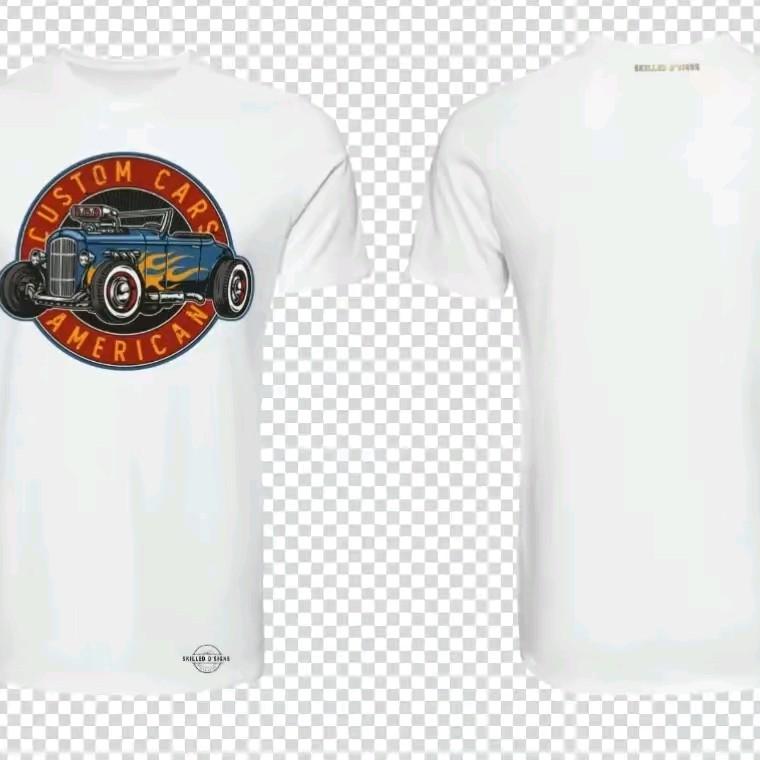 Lowrider 1964 Casual T-Shirt - Cotton Quality, Black with Classic Car Design, Casual Menswear, Top Tshirt Shortsleeve Streetwear