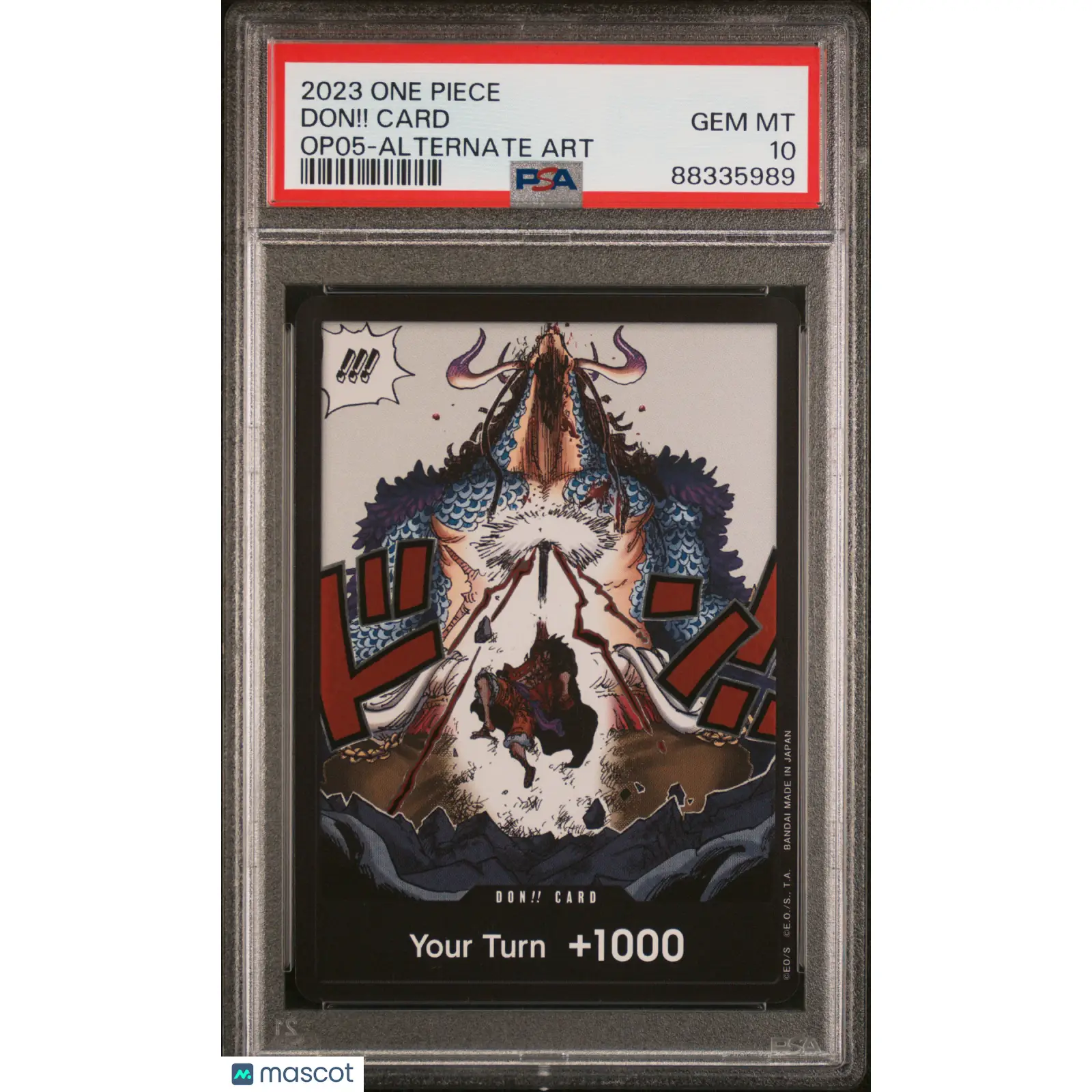 PSA 2023 One Piece Luffy Don!! Card OP 05 Awakening of the New Era ENGLISH 10