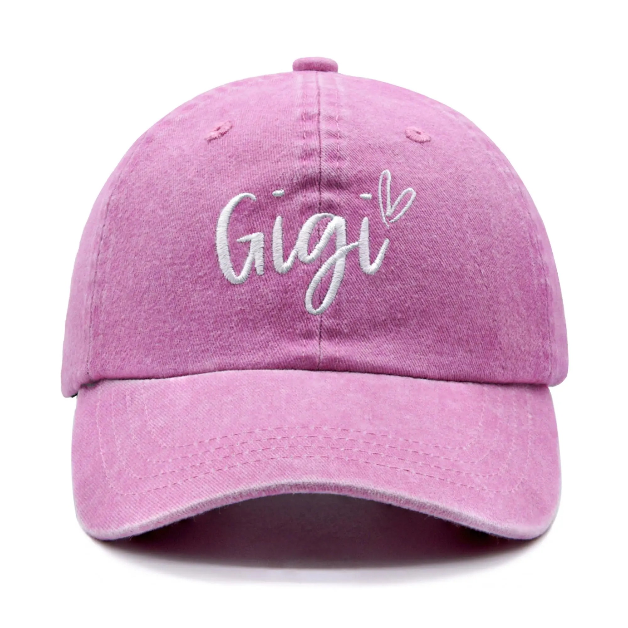 Waldeal Gigi Hat for Women, Embroidered Adjustable Washed Vintage Grandma Baseball Cap, Gift for Gigi NanaEmbroidered Dad Cap in Soft Washed Cotton