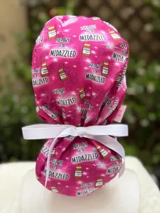 Midazzled Anesthesia Ponytail Scrub Cap
