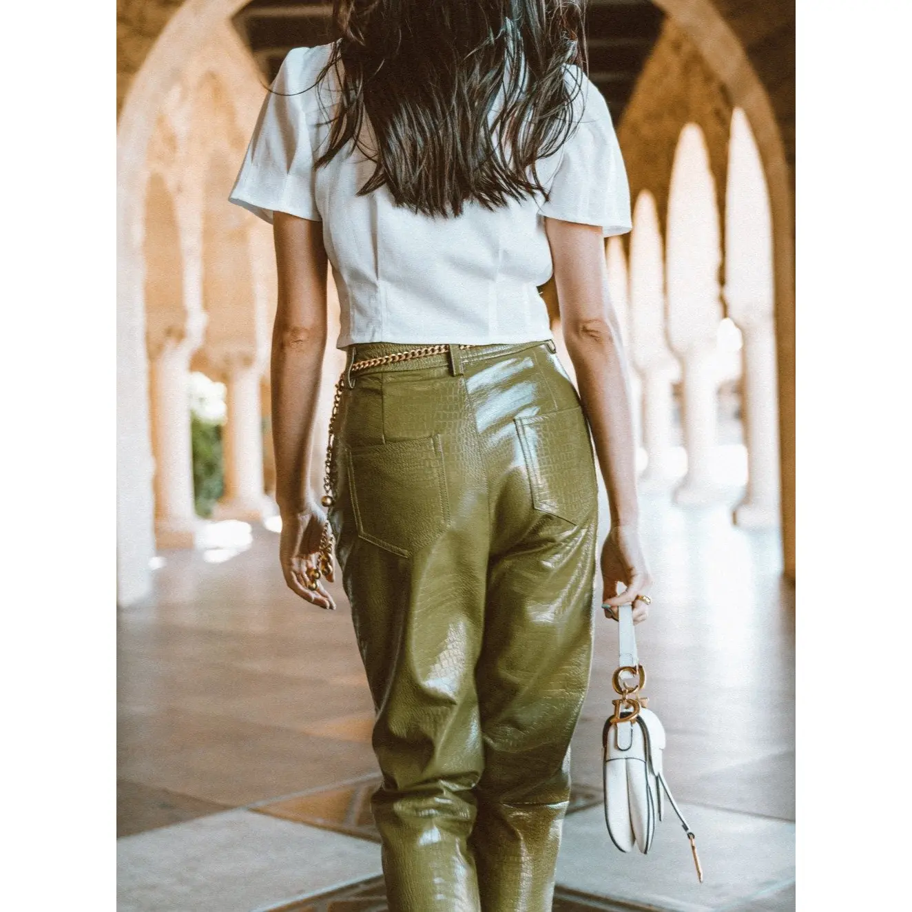 You Croc My World Vinyl Pants by Flavee
