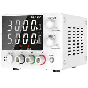 Variable DC Power , 0-30V 0-5A,  Bench Power  with Encoder Knob, 4-Digit LED Display, Digital Calibration, USB and Type-C