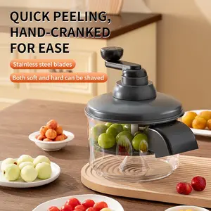 Multifunctional Fruit Peeler Machine, Home & Commercial Use, Manual Garlic Peeler, Automatic Vegetable Peeler, Fast Fruit Peeling Tool