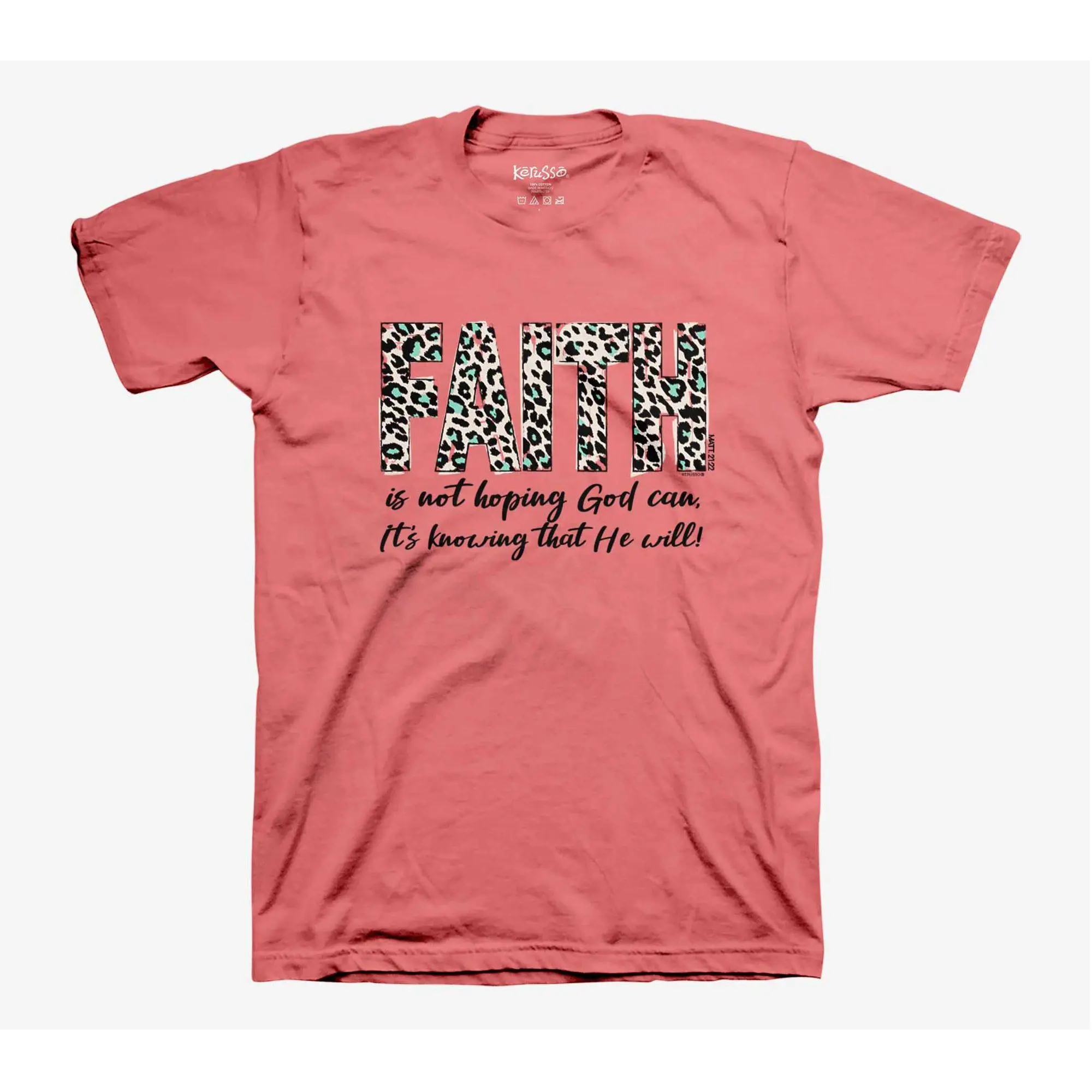 Kerusso Adult T - Faith Leopard