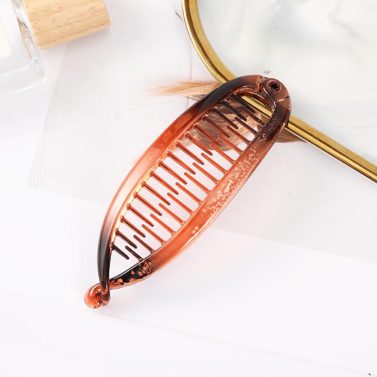 AWAYTR Banana Clip Hair Clips - Volumizing Hair Claw Clips & Hair Styling Accessories for Thick & Thin Hair 4Pack Non Slip Ponytail Holders