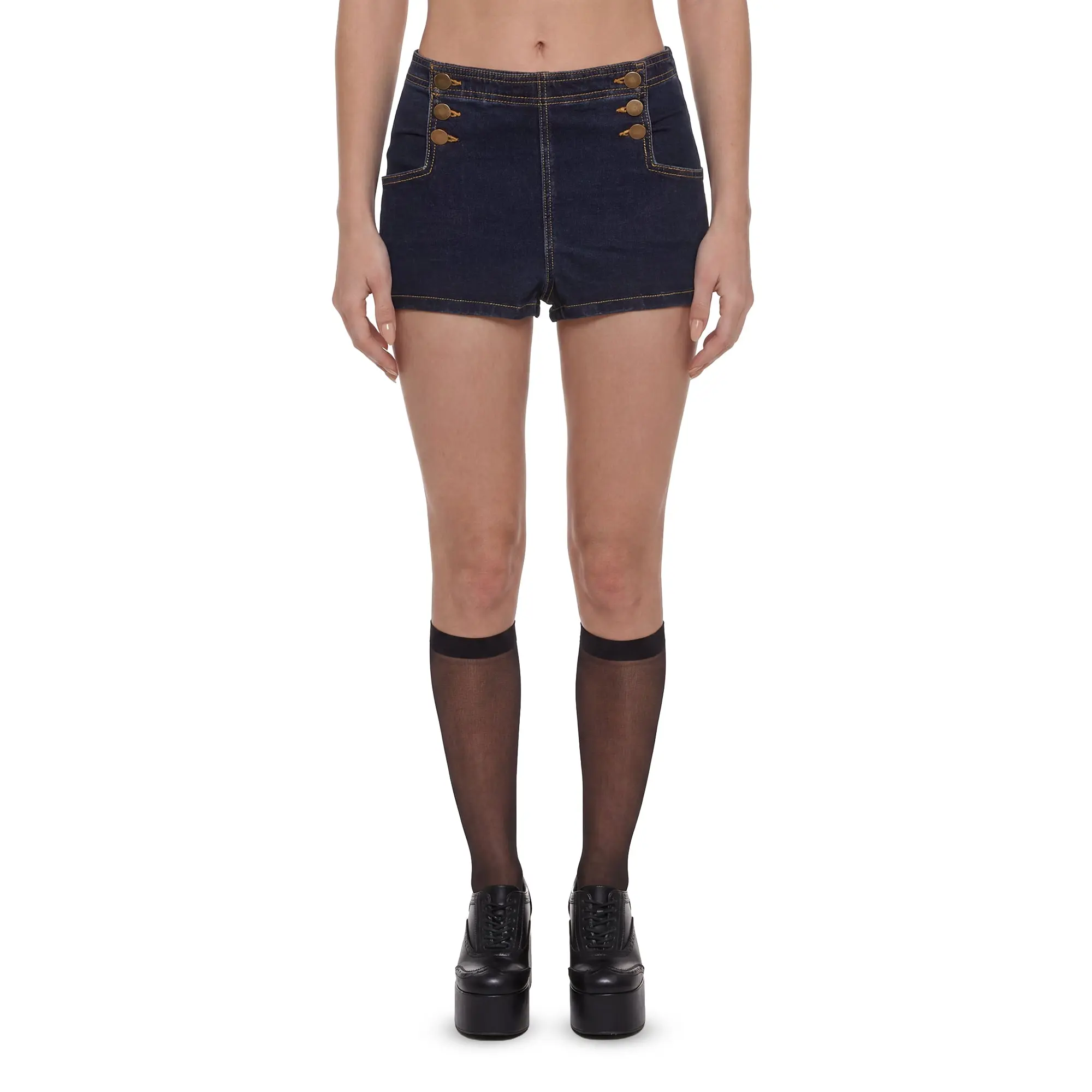 Jackie Nautical Button Shorts