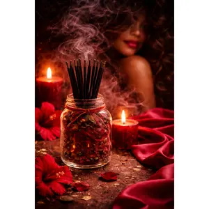 The Monroe Effect Attraction Intention Natural Incense, Peony & Patchouli Aroma At-Home Incense for Home Fragrance