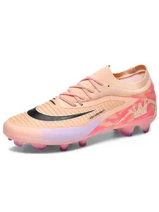 High-Quality Unisex Football Shoes, Durable Sports Cleats, Soccer Cleats, All-Seasons, Ag Nails, Suitable for Adults, Students, Teens, Lawn Training & Matches