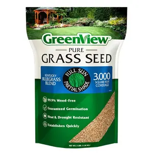3 lbs. Pure Grass Kentucky Bluegrass Blend - Covers up to 3,000 sq. ft.