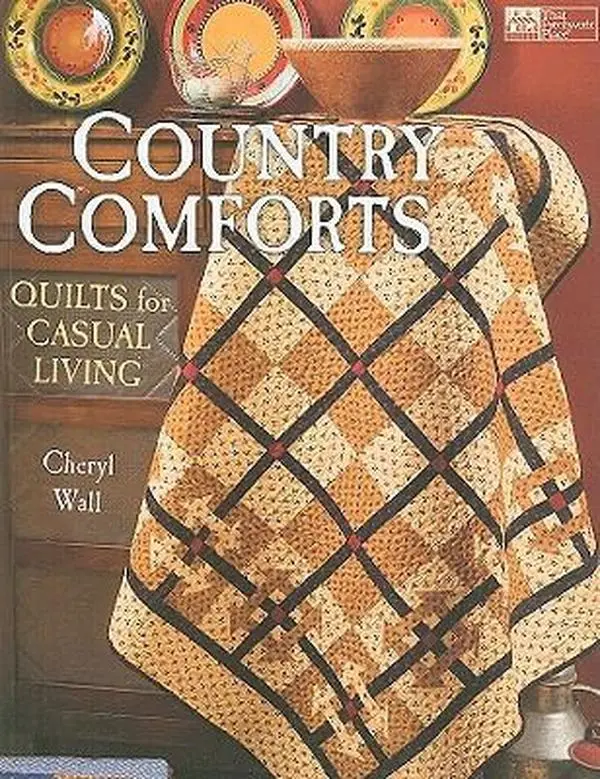 USED Book - Country Comforts: Quilts for Casual Living by Cheryl Wall (Paperback) - english