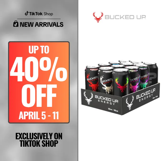 Bucked Up Variety Energy Drink 12-Pack - 12 Flavors, Zero Sugar, Zero Calories - TikTok Exclusive