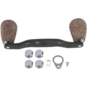 3.74inch Baitcaster Handle, Wheelbase 95mm Fishing Reel Handle Suitable for Most Common Types of Wire Wheels