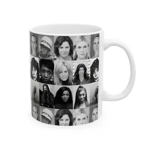 [Sale Up To 50%] Real Housewives Mugshots Ceramic Mug 11oz/ Mug 15oz Bravo TV/ Bravo Coffee Mugs/ Bravo gifts/ housewives party/ bravo themed