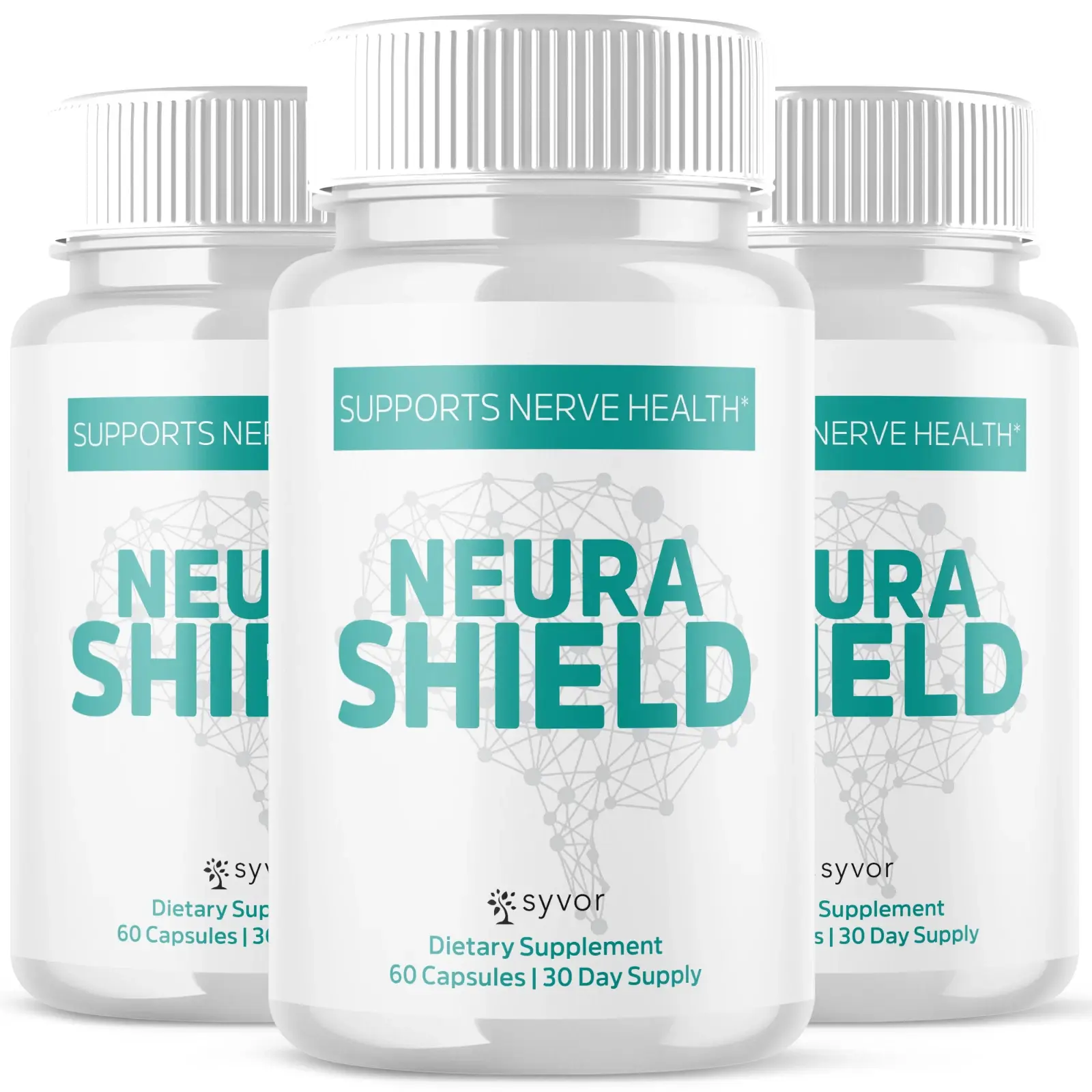 3 Pack Neura Shield Nootropic Nerve Support Supplement NeuraShield 180 Capsule