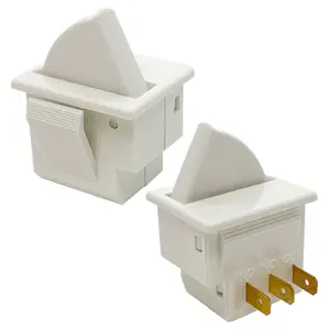 2 count Refrigerator Door Light  3Pin Momentary Fridge  Compatible with , Whirlpool, , Kenmore, Maytag, Amana, Crosley, , Magic Chef Freezer Light Switches 1NC 1NO AC 250V 2.5A
