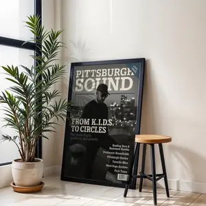Mac Miller Poster, Pittsburgh Sound Magazine Cover Wall Art, Hip Hop Print, Rap Music Room Decor