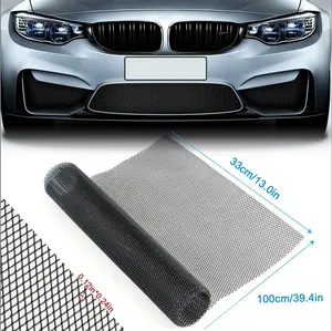 39.4*13.0in Universal Car Grille Net, Easy Cutting & Installation, Automotive Bumper Hood Accessory