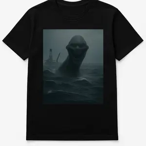 Kraken Rising Unisex Tee – Dark Ocean Horror Graphic