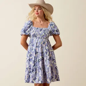 Ariat Sweetie Dress in Roses are Blue