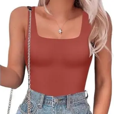 Wide Shoulder Straps-Red