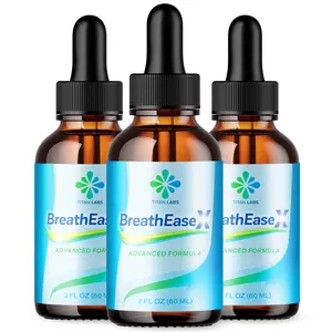 (3 Pack) BreathEaseX Drops Advanced Lungs Support Breath EaseX 90 Servings