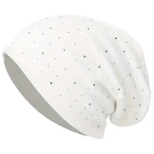 Lightweight Rhinestone Beanie