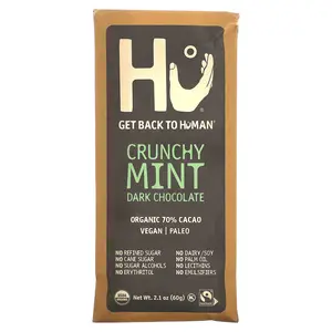 Hu Crunchy Mint Dark Chocolate, 2.1 oz (60 g)