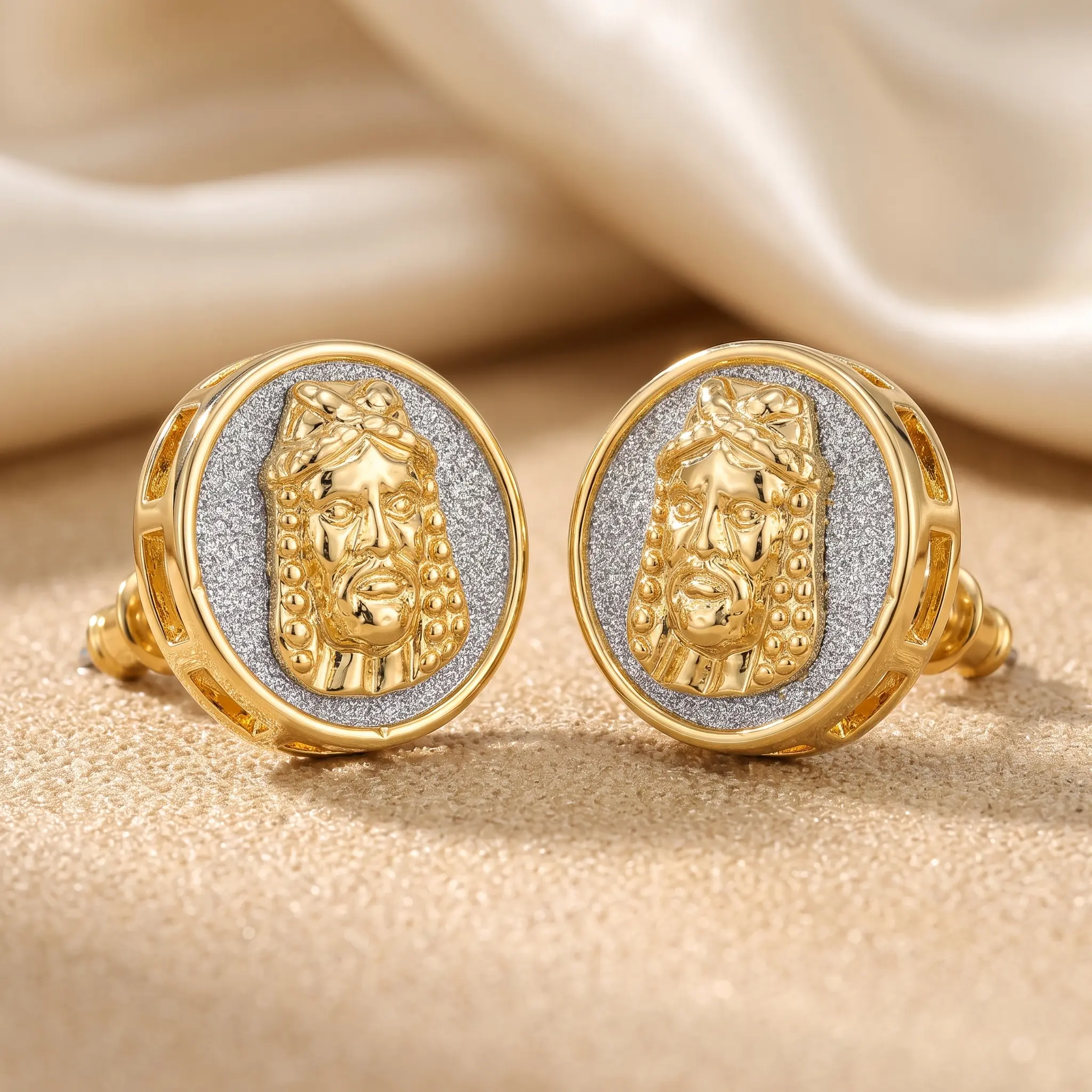 Women's Jesus Earrings - Fashion Costume Jewelry Accessories