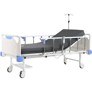 Full Electric Hospital Bed with Memory Mattress for Home Use-Back&Leg Adjustable-IV Pole Included-5" Casters, 530LBS Loading, Adjustable Medical Bed Frame