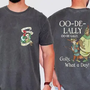 Graphic Oo-De-Lally Robin Tee, Golly What A Day Shirt, Trip Tee, Robin Hood Fans Birthday Tee, Holiday Gift ZUJVY