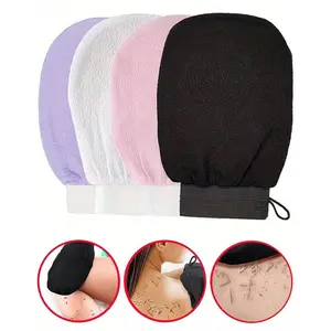 Deep Exfoliating Glove, Korean Exfoliating Glove for Smooth & Radiant Skin, GentlyYet Effective, Cleanses Dry Dead Skin, 100% Viscose Fabric Exfoliating Mitt