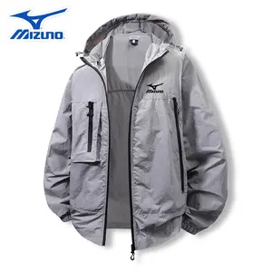 Mizuno Casual Hooded Sun Shirt - Multi-Pocket Sun Shield Coat for Commuting, Travel & Urban Street Style