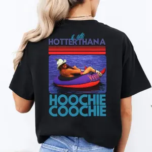 oversized tshirt women Chattahoochee Jacksonn On Back Tshirt, Country Song Summer Shirt, It Gets Hotter Than A Shirt, Concert Tee, Unisex Short Sleeve Tee, Crew Neck Graphic T-Shirt