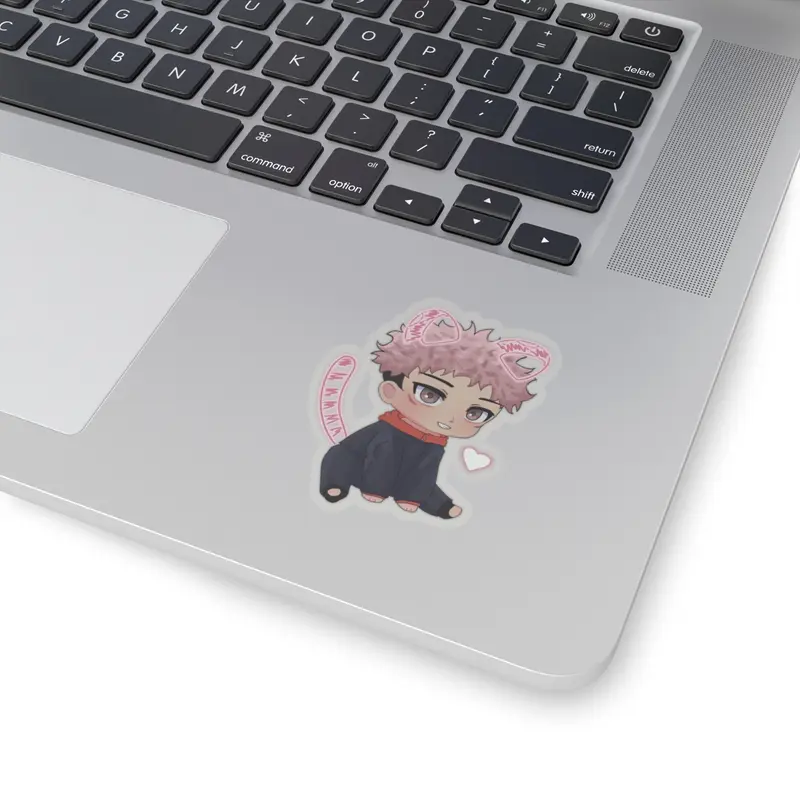 ※Yuji Itadori ※Apple MacBook Pro Jujutsu Kaisen Itadori Yuji chibi anime sticker - TikTok Shop