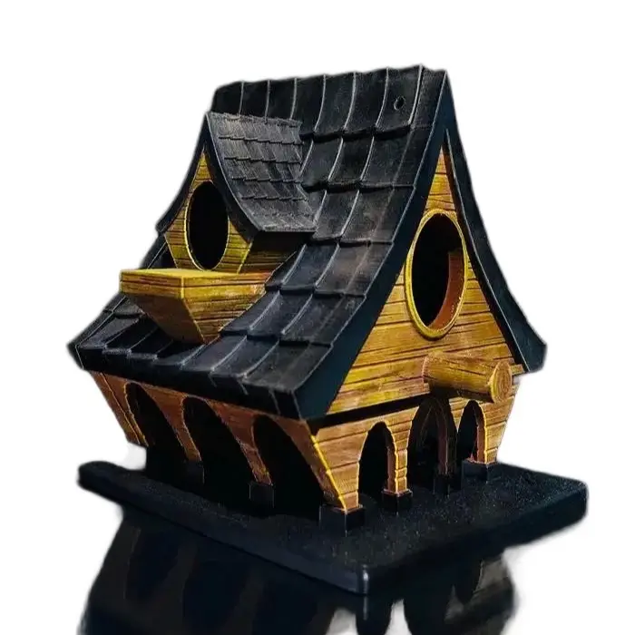 Bird Mansion Bird House for Small & Medium Birds 3D Printed with Unique Design and Durable Construction