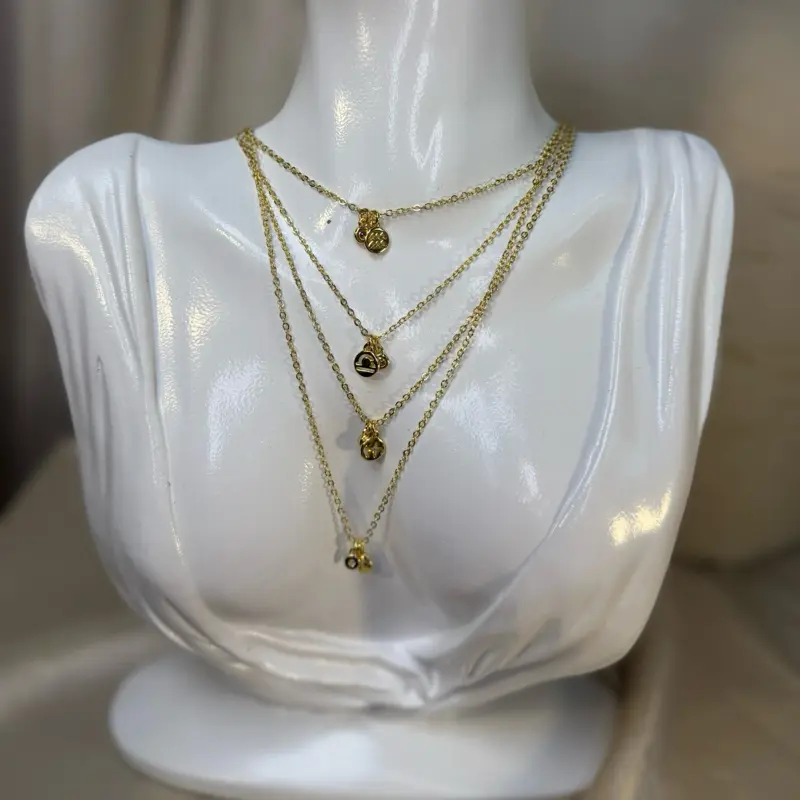 Zodiac Adjustable Necklaces - Gold Plated