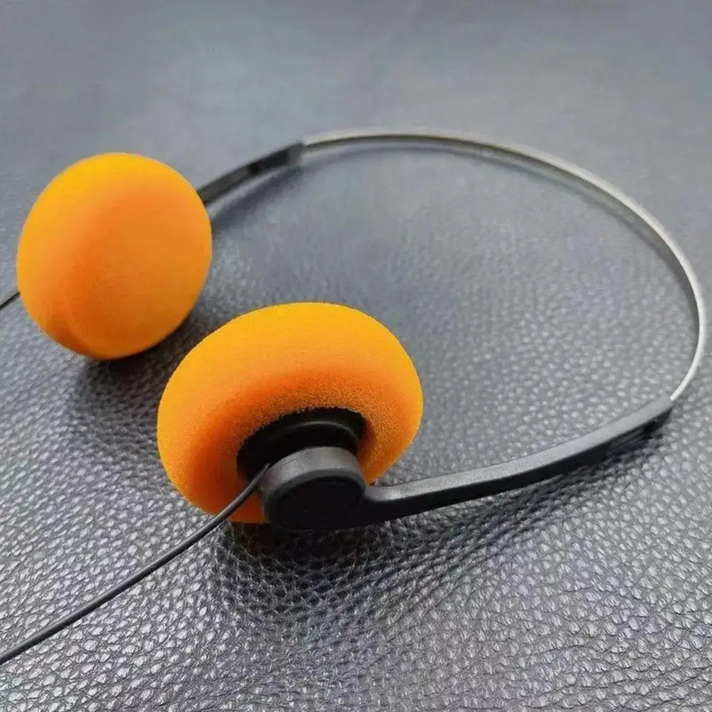 Retro Wired Headphones – Portable Over-Ear Music Headphones with 3.5mm Jack, Sports & Photo Prop Style Aesthetic Audio