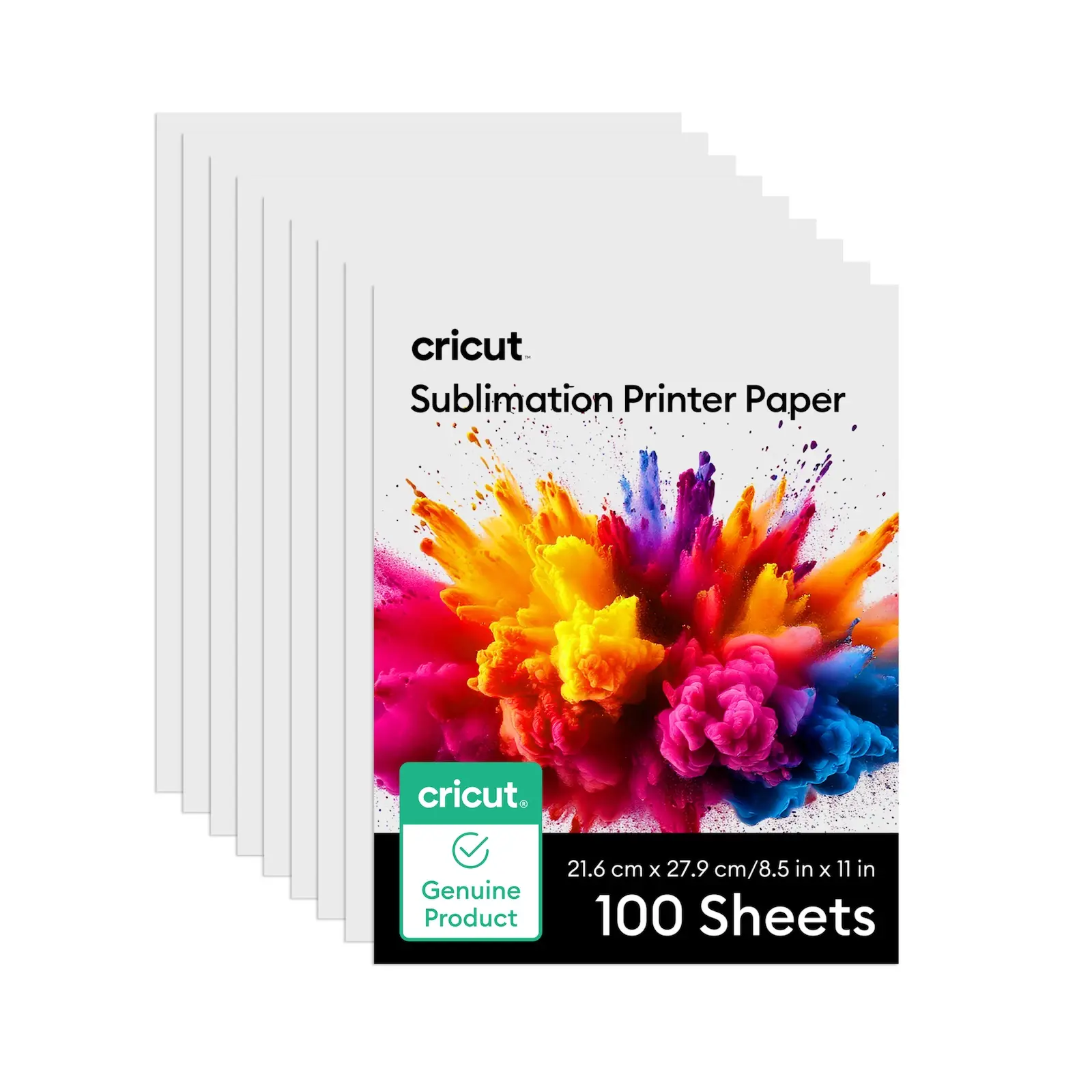 Cricut Sublimation Printer Paper - 8.5 in x 11 in (100 ct) Cricut Sublimation Printer Paper - 8.5 in x 11 in (100 ct)