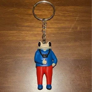 Concho DtMf Keychain with Bear Design and Keyring