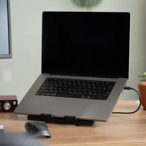 TechRISER Set Mini - Modular Stand for Laptops Tablets Ergonomic Desk Accessory Portable Travel Friendly for Work from Home Creator Setups Video Calls