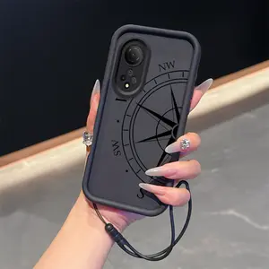 Honor X7 Compass Hand Rope Combination Assembly phone Case For huawei Honor X7 with silicone shock proof design perfect for popular