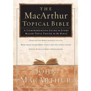 USED Book - The MacArthur Topical Bible by John F. Macarthur (Hardcover) - english