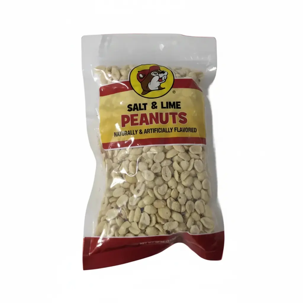 Buc-ee's Salt & Lime Roasted Peanuts - Zesty Crunchy Snack with Real Lime & Sea Salt Flavor Protein-Packed Vegan Gluten-Free Premium Roasted Peanuts - Salted, Homemade