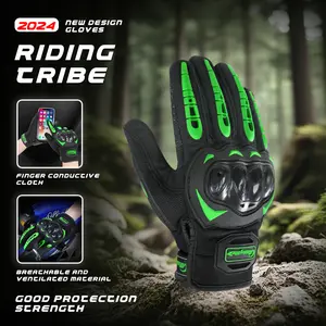 Anti-fall and shock-resistant motorcycle gloves, sensitive touchscreen, suitable for all seasons, preferred protective equipment for off-road riding and racing