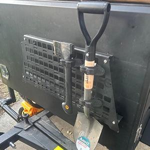 Quick Release Rubber Clamp Mount Kit 1-1/5"~1-1/2" in Diameter, RV Van Trucks UTV Car Accessories Tool Organizer Parts, 2 Pcs