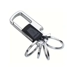 Metal Keychain with Detachable Key Rings, Bottle Opener Keychain, Creative Gift for Men & Women, Fashion Accessories for Daily Use