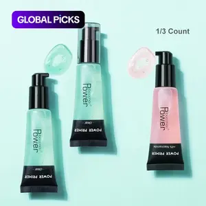 Hydrating Facial Makeup Primer Gel, Pore Minimizing Smooth Liquid Makeup Primer, Lightweight Face Brightening Primer, Moisturizing Makeup Gel, Summer Makeup