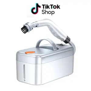 Steam Cleaner, Handheld Portable Steam Cleaner with 6pcs Accessories,  10s Fast Heat-Up, High Temp Steamer for Kitchen Grease, Tile, Grout, Bathroom & Car Detailing Floor Cleaning Tool